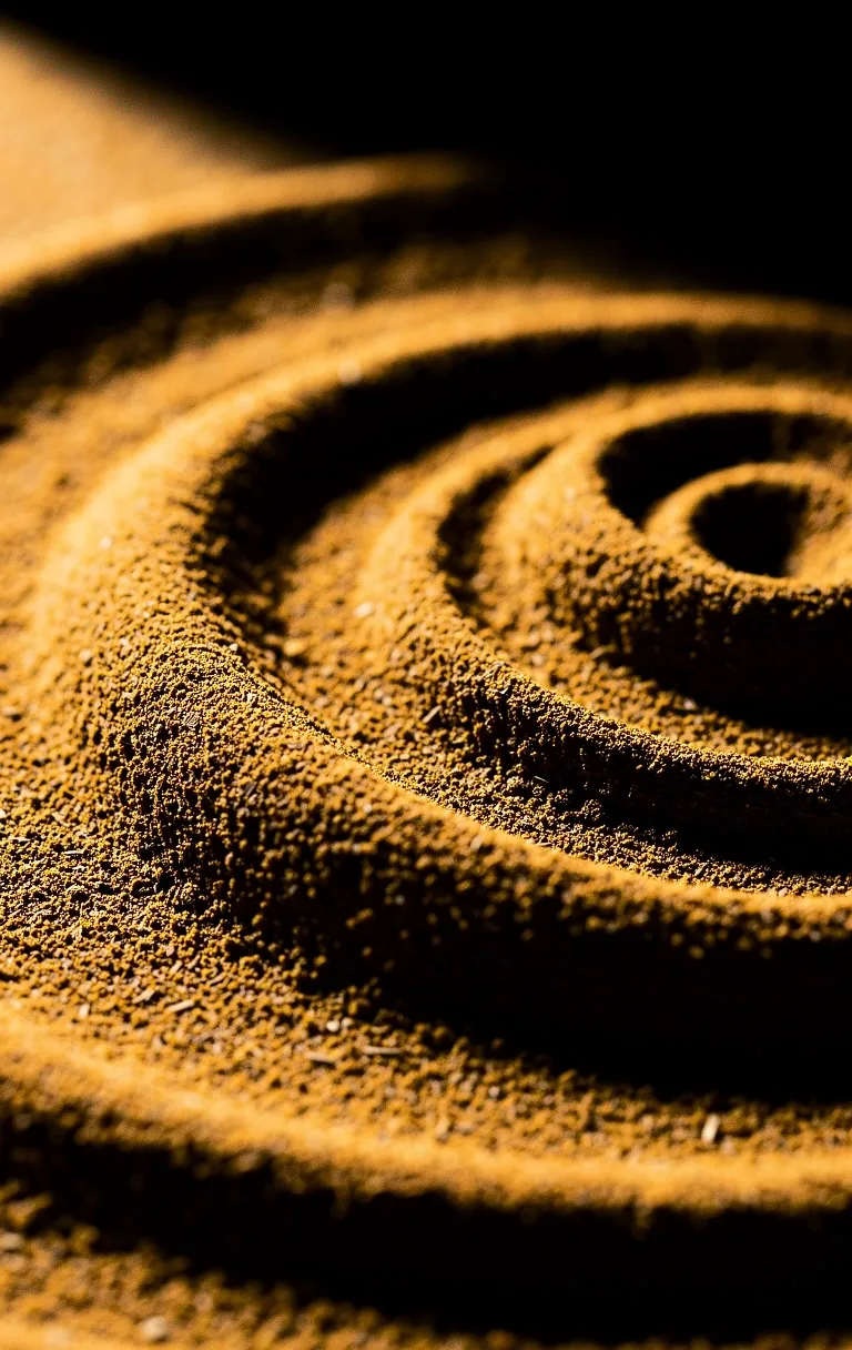 Botanical powder texture